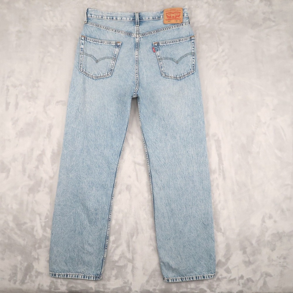 Levi's Jeans 565 Men 32x32 565 Loose Fit A7221-0028 Baggy Light Wash Fit 32x30